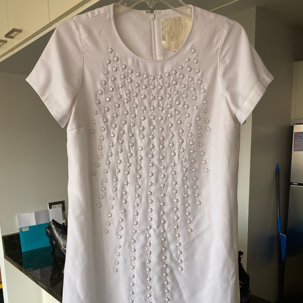 Karts size L Mod White Dress